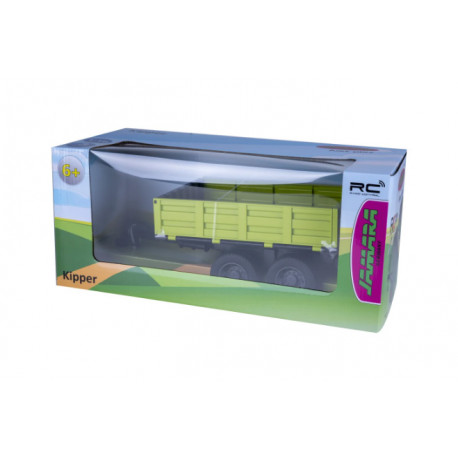 Remorque radio-commandée Vert Clair pour tracteur RC Jamara - 423281