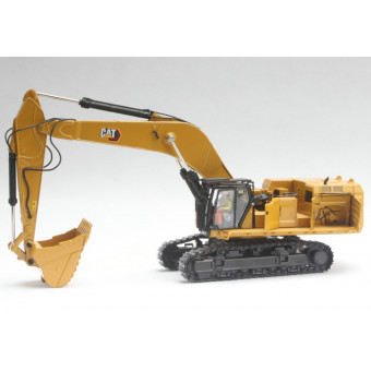 Pelle hydraulique Caterpillar 395 version GP avec accessoires - Diecast Masters 85709