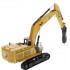 Pelle hydraulique Caterpillar 395 version GP avec accessoires - Diecast Masters 85709