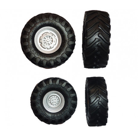 Jeu de roues Trelleborg TM 900 grises 1/32