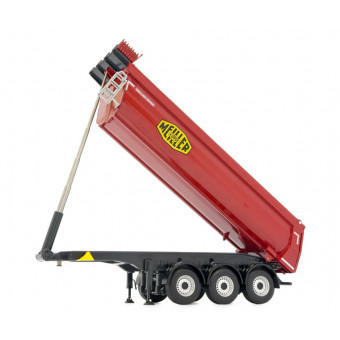 Semi-remorque benne Meiller Kipper rouge - Marge Models 2123-02