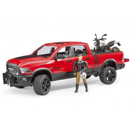 Pick-up RAM 2500 avec moto Ducati - Bruder