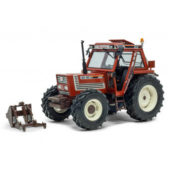 Tracteur Fiat 65-90 cabine Superconfort 4WD sans garde-boue