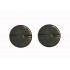Lot de 2 caches moyeux gris foncé diamètre 1,2 cm 1/32