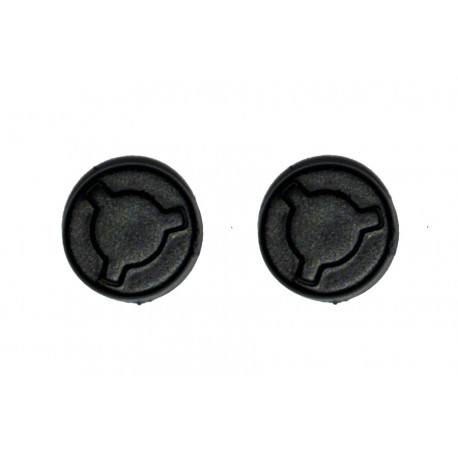 Lot de 2 caches moyeux noirs diamètre 0,7 cm 1/32