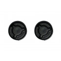 Lot de 2 caches moyeux noirs diamètre 0,7 cm 1/32