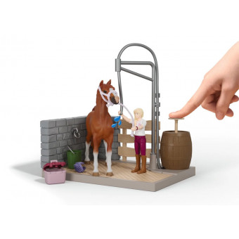 Lavage de chevaux de Sofia - Schleich 42792