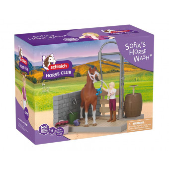 Lavage de chevaux de Sofia - Schleich 42792