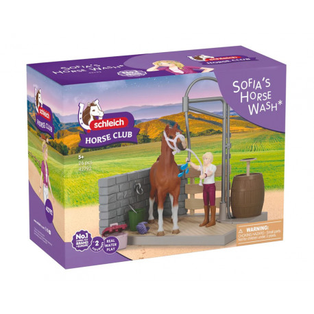 Lavage de chevaux de Sofia - Schleich 42792