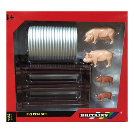 Enclos avec cochons et abri - Britains 43140