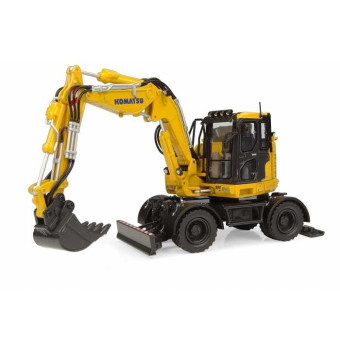 Pelle sur pneus Komatsu PW138MR-11 - Universal Hobbies 8190