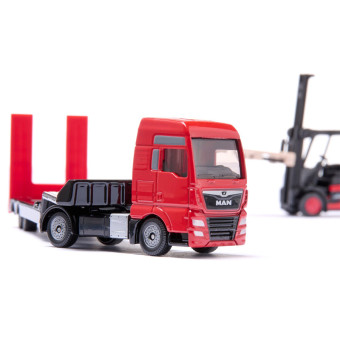 Camion Man surbaissé avec élévateur Linde - Siku 1763