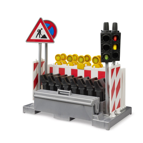 Kit de sécurité routière avec feux tricolores - Bruder 62009
