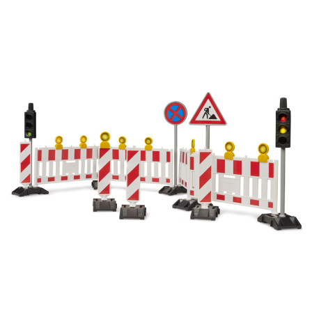 Kit de sécurité routière avec feux tricolores - Bruder 62009