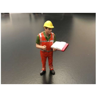 Homme chef de chantier (orange) - AT-Collection