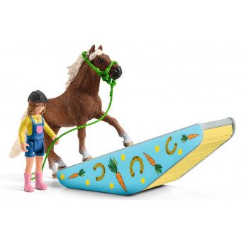 Entraînement d'agility pour poney - Schleich