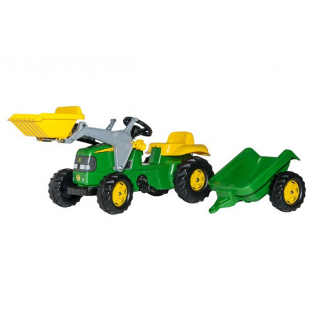 RollyKid John Deere avec pelle et remorque