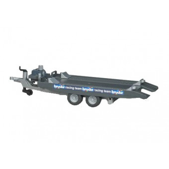 RAM Power Wagon avec remorque et voiture roadster - Bruder