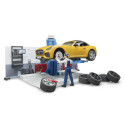 Set atelier automobile Bworld - Bruder 62110