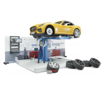 Set atelier automobile Bworld - Bruder
