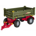 Remorque rollymulti trailer 2 essieux - Rollytoys 125005