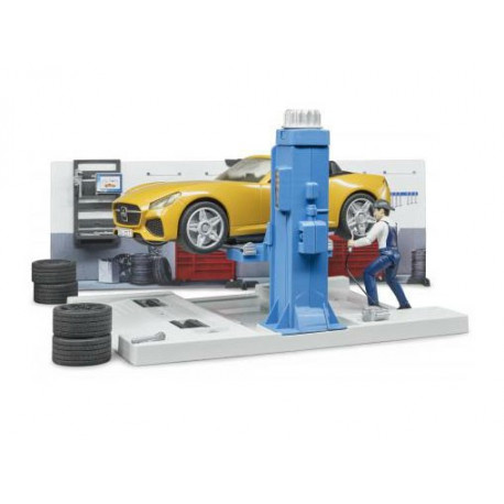 Set atelier automobile Bworld - Bruder