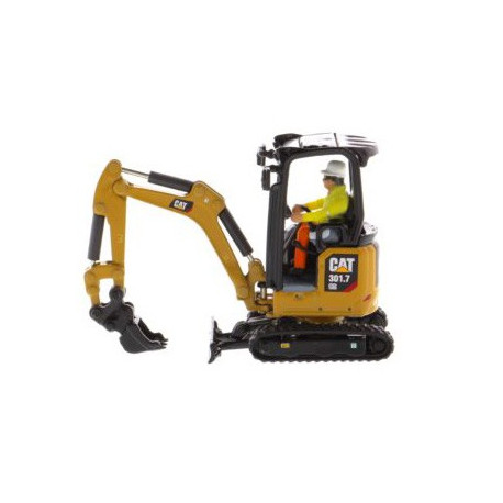 Mini-pelle Hydraulique Caterpillar 301.7 CR - Diecast Masters