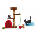 Aire de jeu pour chats adorables - Schleich 42501