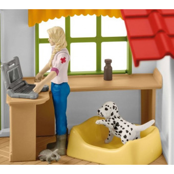 Clinique vétérinaire avec animaux - Schleich