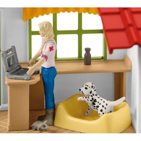 Clinique vétérinaire avec animaux - Schleich