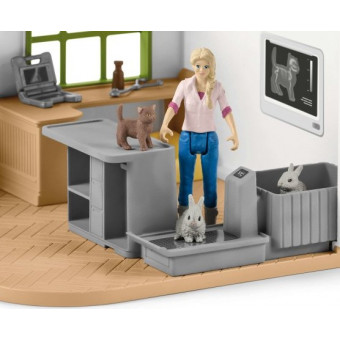 Clinique vétérinaire avec animaux - Schleich