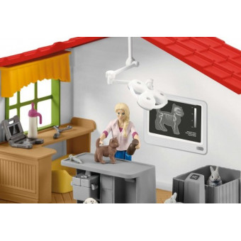 Clinique vétérinaire avec animaux - Schleich