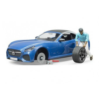 Voiture Roadster avec conducteur - Bruder