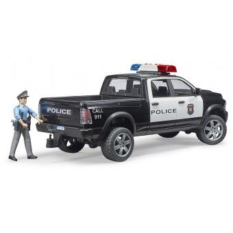 Pickup de police RAM 2500 avec policier - Bruder