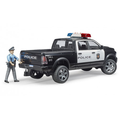 Pickup de police RAM 2500 avec policier - Bruder