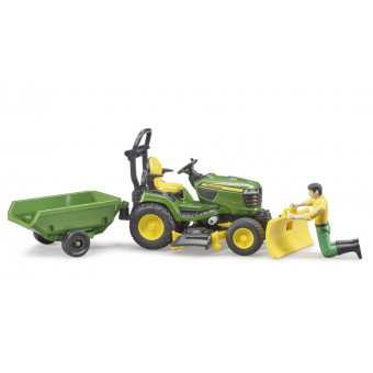 Tracteur tondeuse John Deere bworld - Bruder
