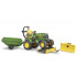 Tracteur tondeuse John Deere bworld - Bruder