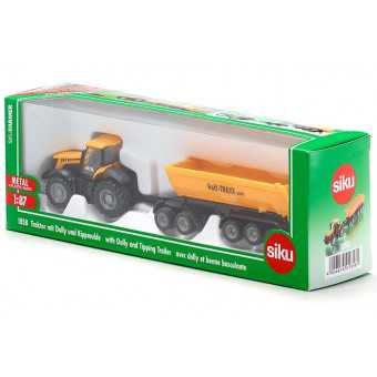 Tracteur-JCB-avec-dolly-et-benne-basculante