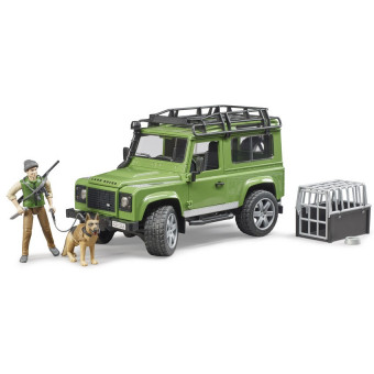 Land Rover Defender avec garde forestier - Bruder