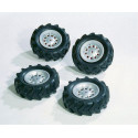 4 pneus souples 310 x 95 - Rollytoys 409181