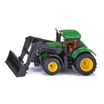 Tracteur JD 6215R avec chargeur frontal- Siku