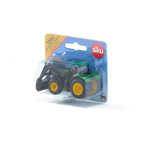 Tracteur JD 6215R avec chargeur frontal- Siku