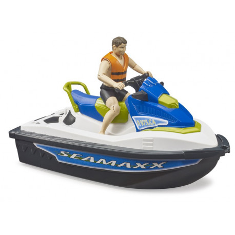 Scooter de mer avec personnage