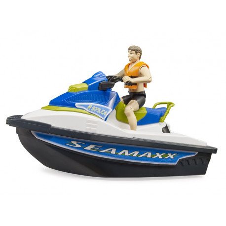 Scooter de mer avec personnage