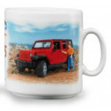 Tasse Bruder édition 2015 tractopelle / Jeep - Bruder