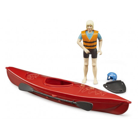 Kayak bworld avec figurine - Bruder