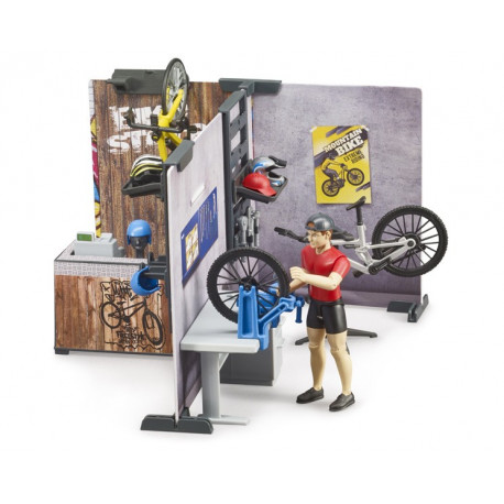 Magasin de vélos avec atelier Bworld - Bruder