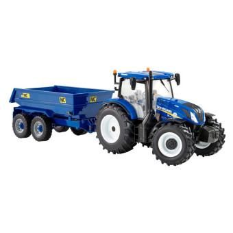 Tracteur NH T6.175 avec remorque TP - Britains