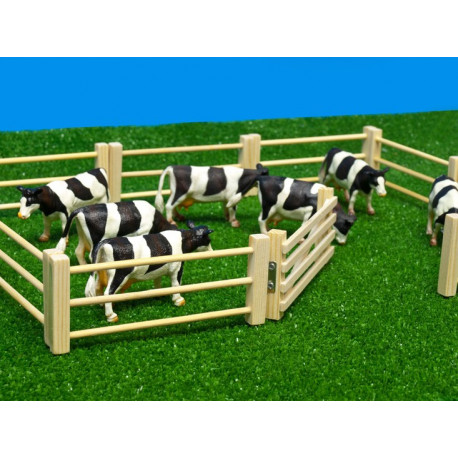 Clôture en bois 1/32 (6 barrières) - Kids Globe