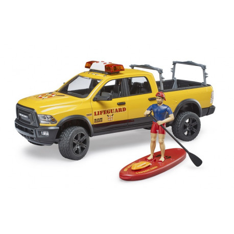 RAM 2500 Power Wagon avec sauveteur et Paddle - Bruder